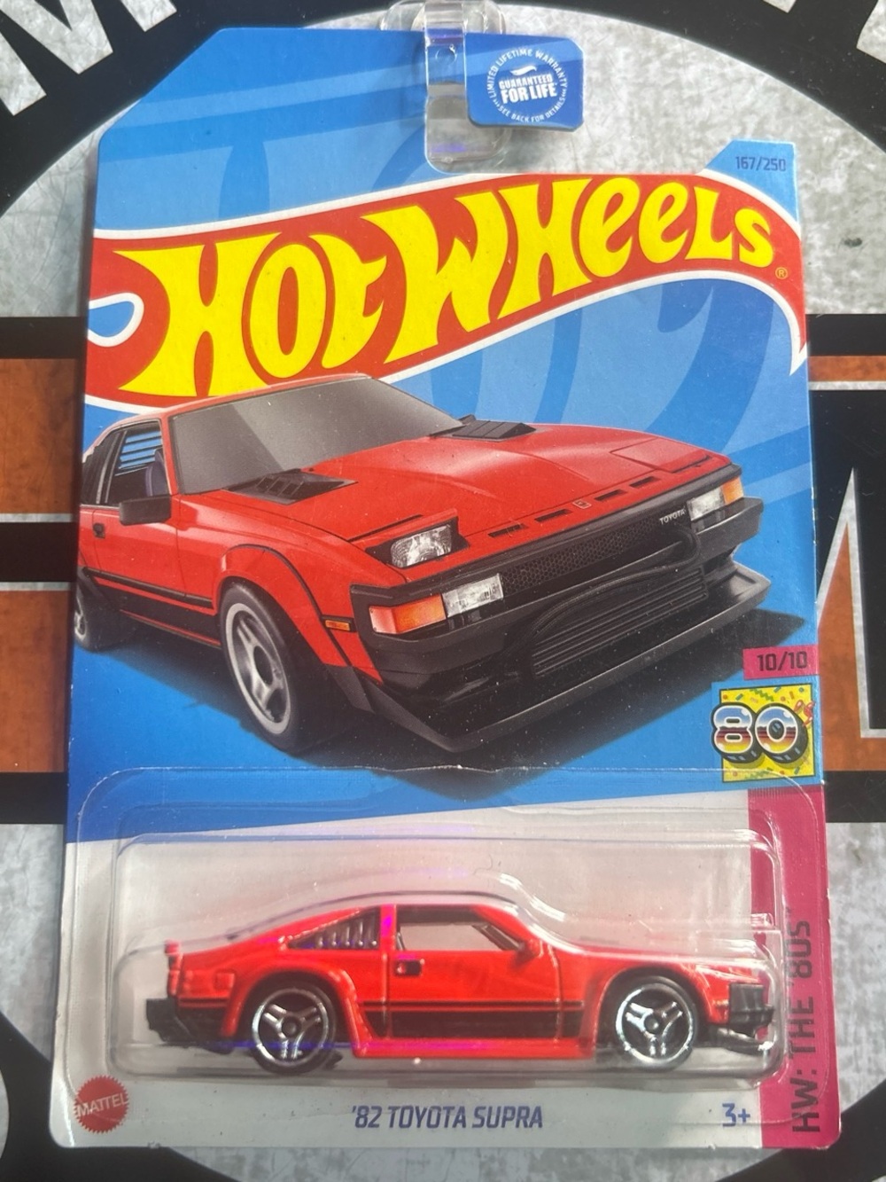 Hot Wheels '82 Toyota Supra Red Die-Cast Toy Car